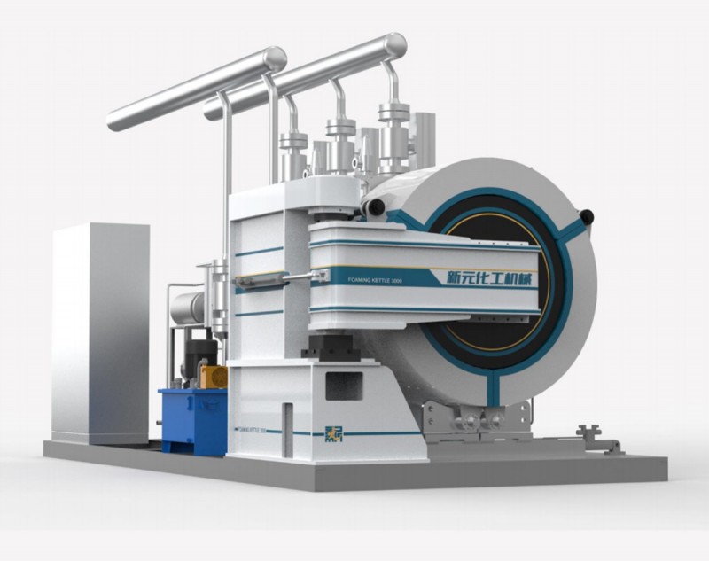 三瓣卡箍快開臥式發(fā)泡釜